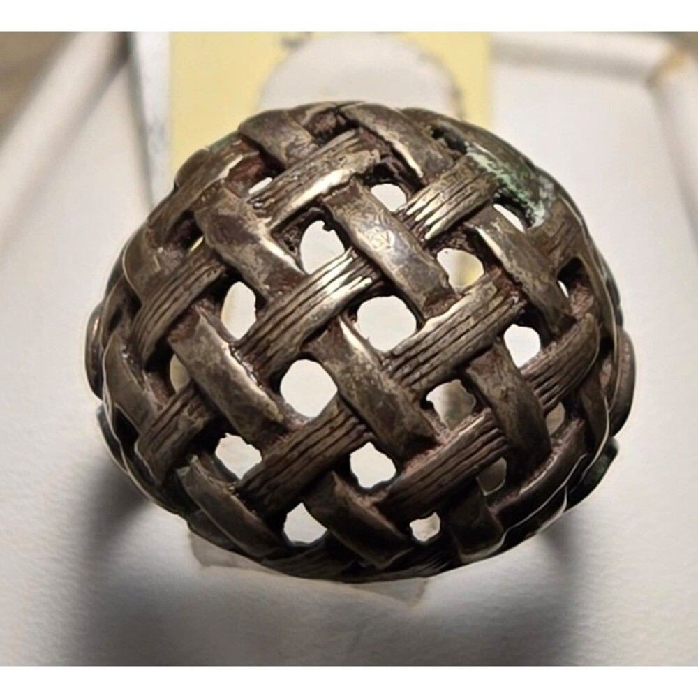 Navajo Bell Trading Post vintage sterling silver ring sz 6.5